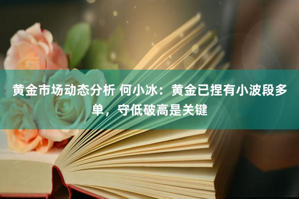 黄金市场动态分析 何小冰：黄金已捏有小波段多单，守低破高是关键