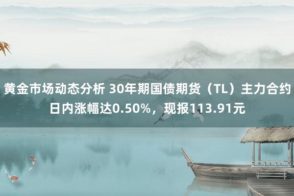 黄金市场动态分析 30年期国债期货（TL）主力合约日内涨幅达0.50%，现报113.91元